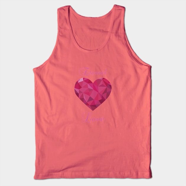 Eternal Love with big heart Tank Top by BK55